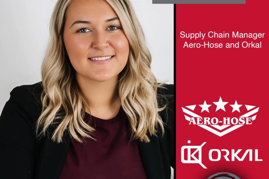 Promotion of Amber Underwood to Supply Chain Manager for Aero-Hose, Corp and Orkal Industries, LLC