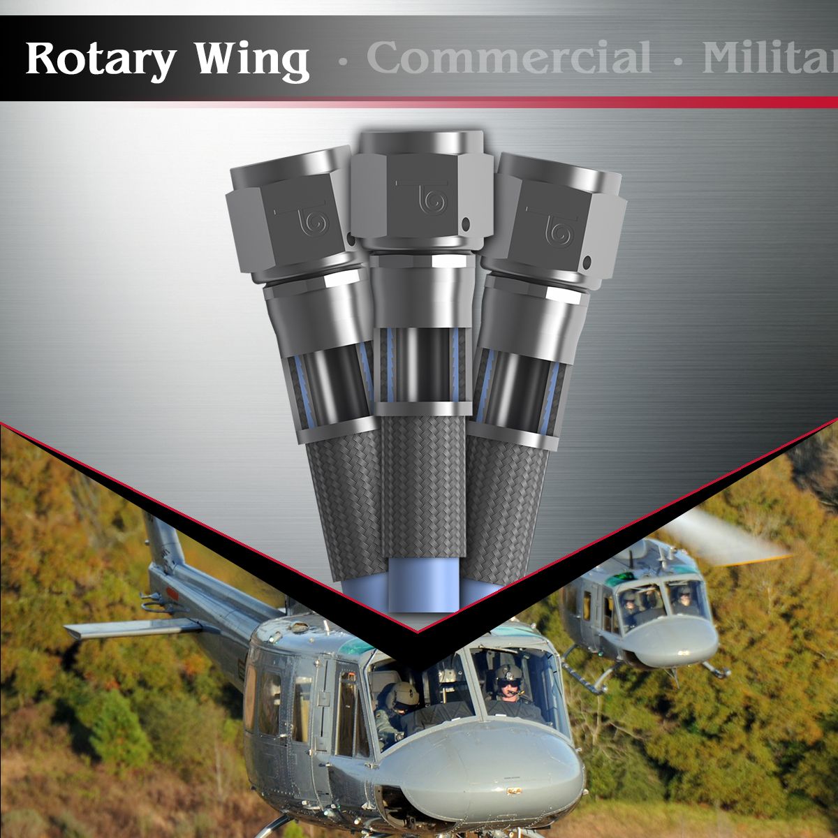 Reliable and Lightweight Solutions for Rotary Wing Aircraft by Aero-Hose 8