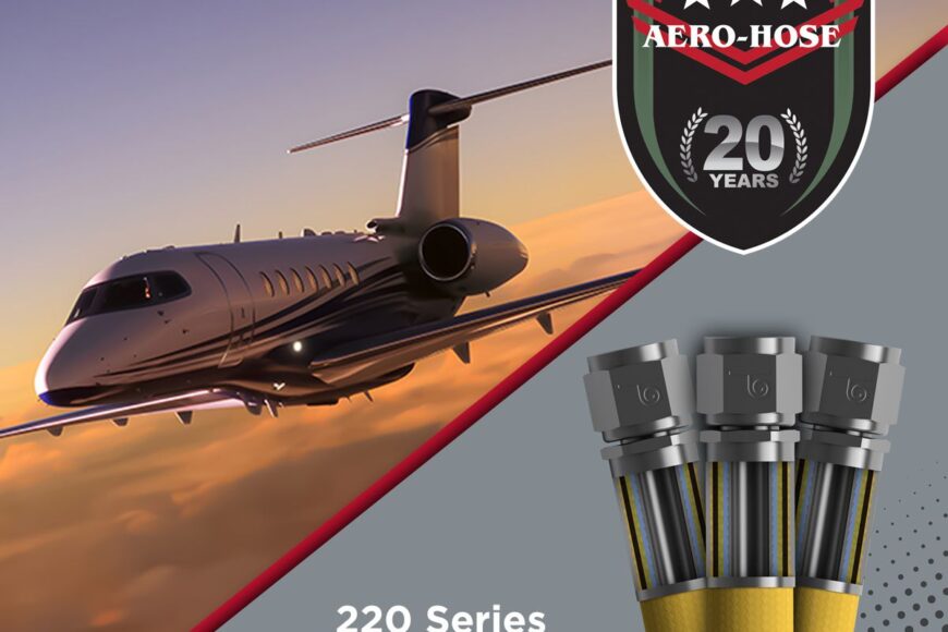 Lightweight Aerospace Hose with Advanced Fire Protection