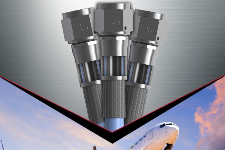 240 Series Aerospace Hose for High-Pressure Commercial Jet Applications